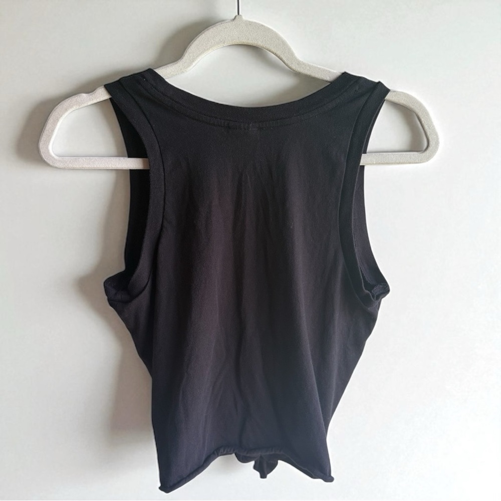 Victoria's Secret Pink Muscle Sequins Bling Racerback Tank Top Black Small - Picture 4 of 4